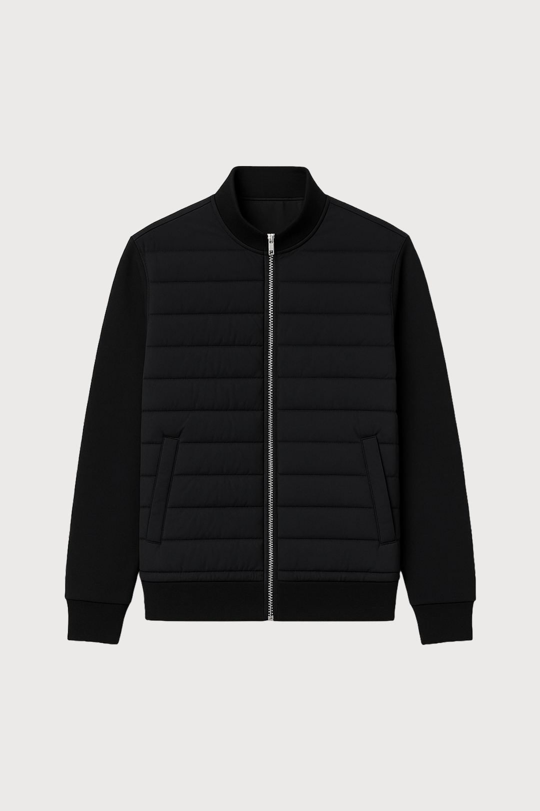 Quilted Bomber Jacket