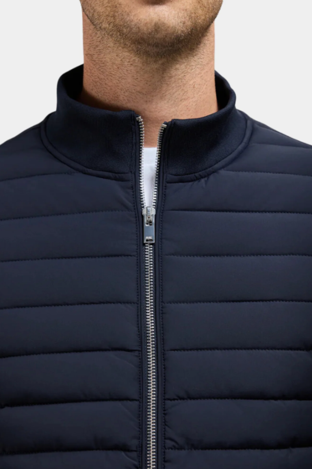 Quilted Bomber Jacket