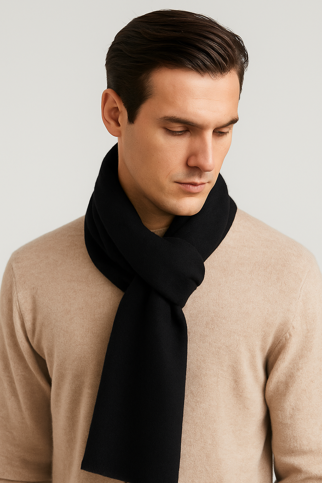 Classic Mid-Length Woven Scarf