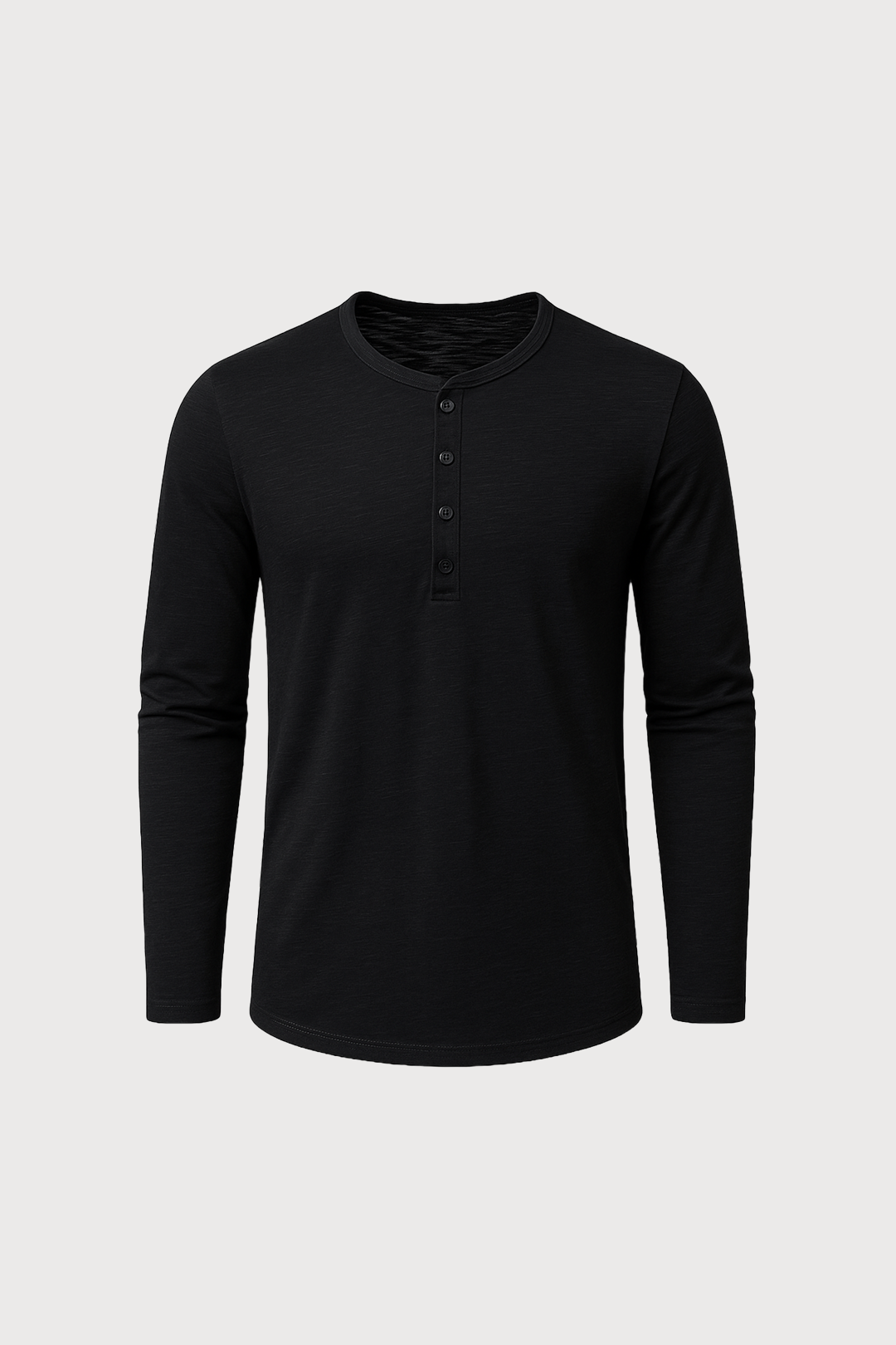 Long-Sleeve Henley Shirt