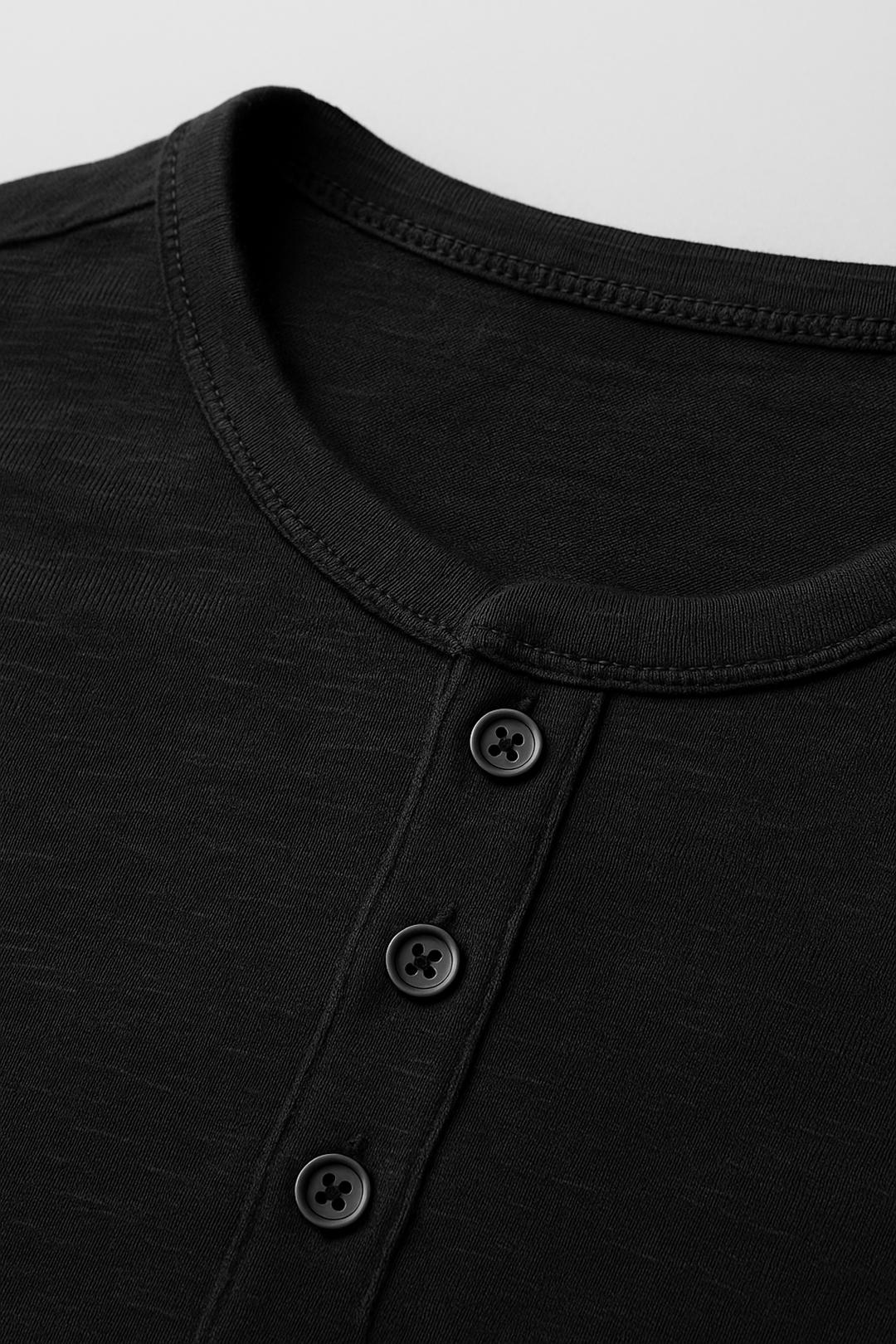 Long-Sleeve Henley Shirt