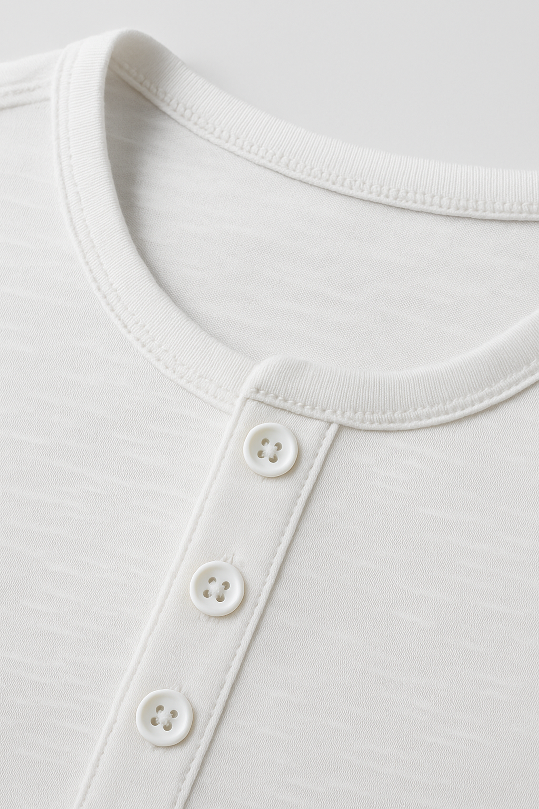 Long-Sleeve Henley Shirt