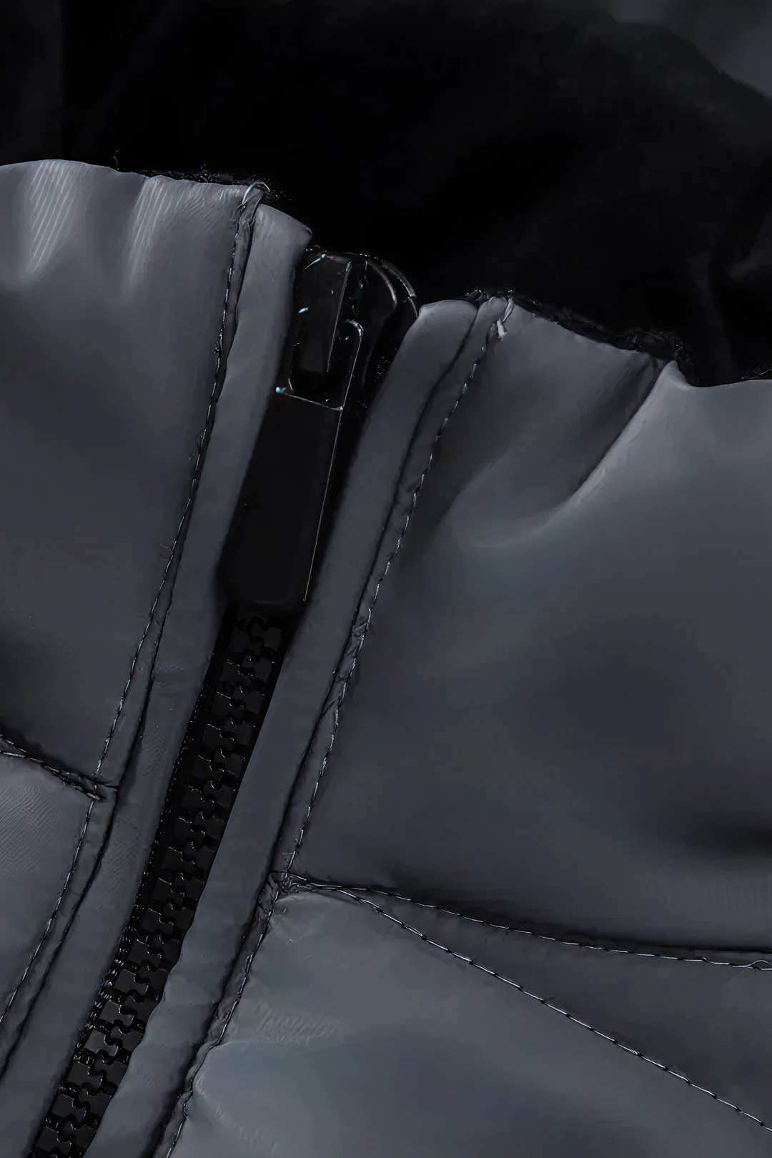 Quilted Hybrid Hooded Jacket