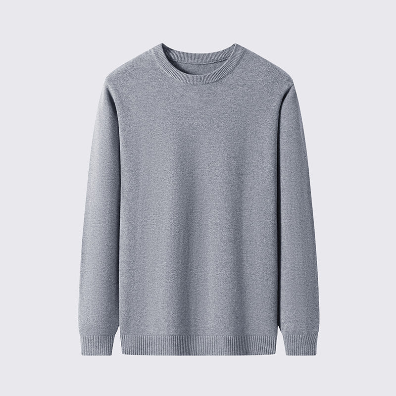 Merino Wool Blend Crewneck Sweater