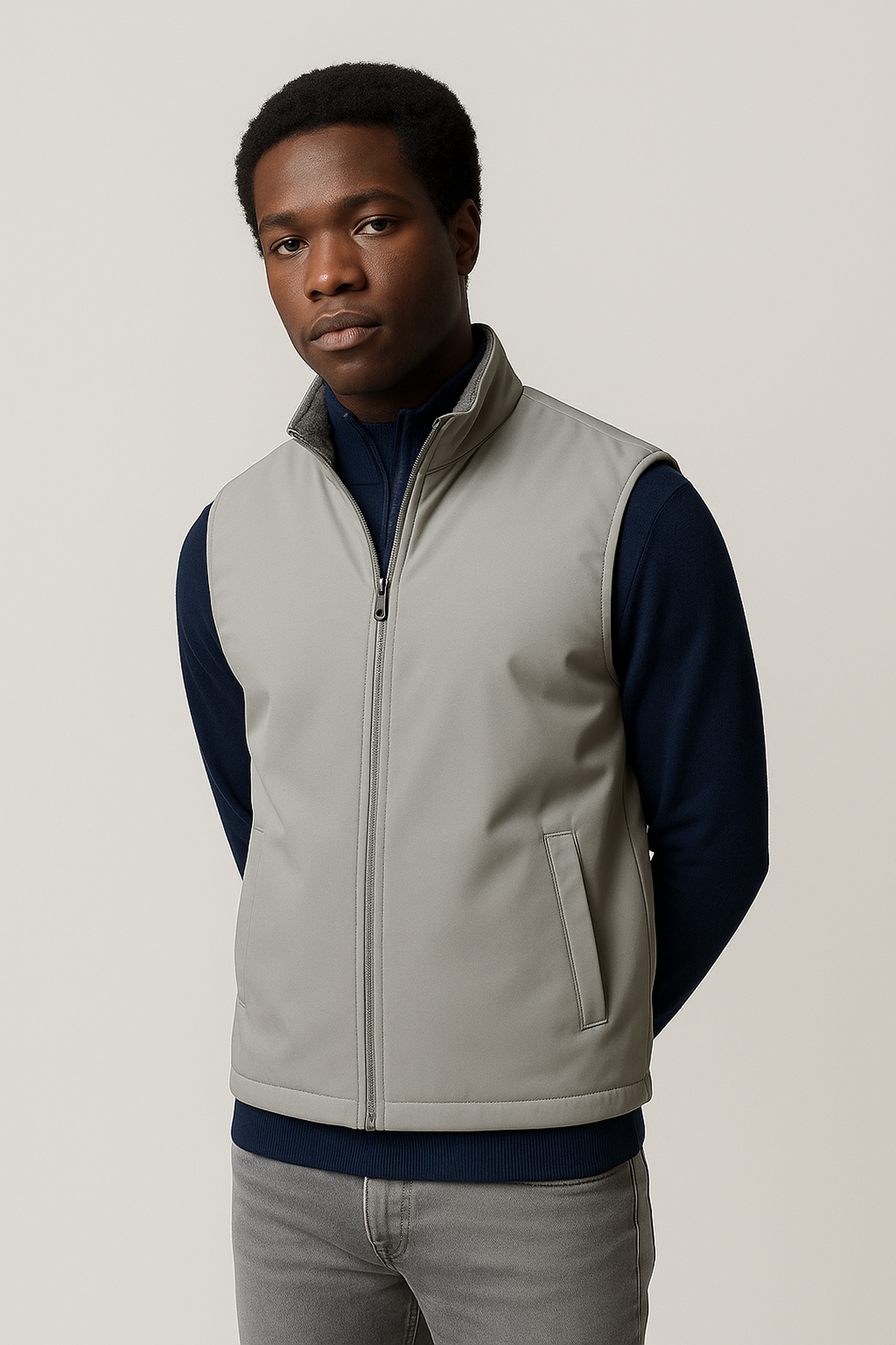 Reversible Technical Nylon Vest