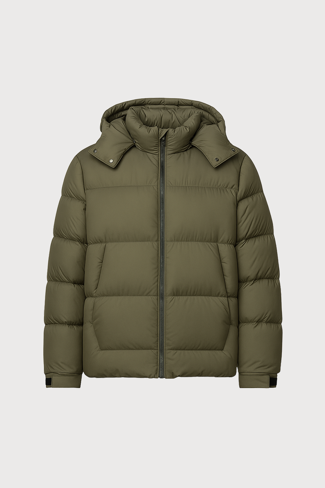 Down Jacket with Detachable Hood