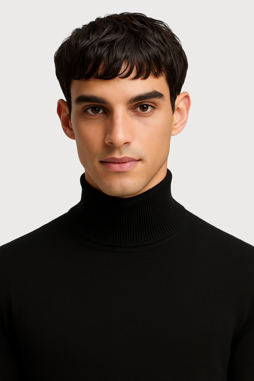Wool turtleneck sweater