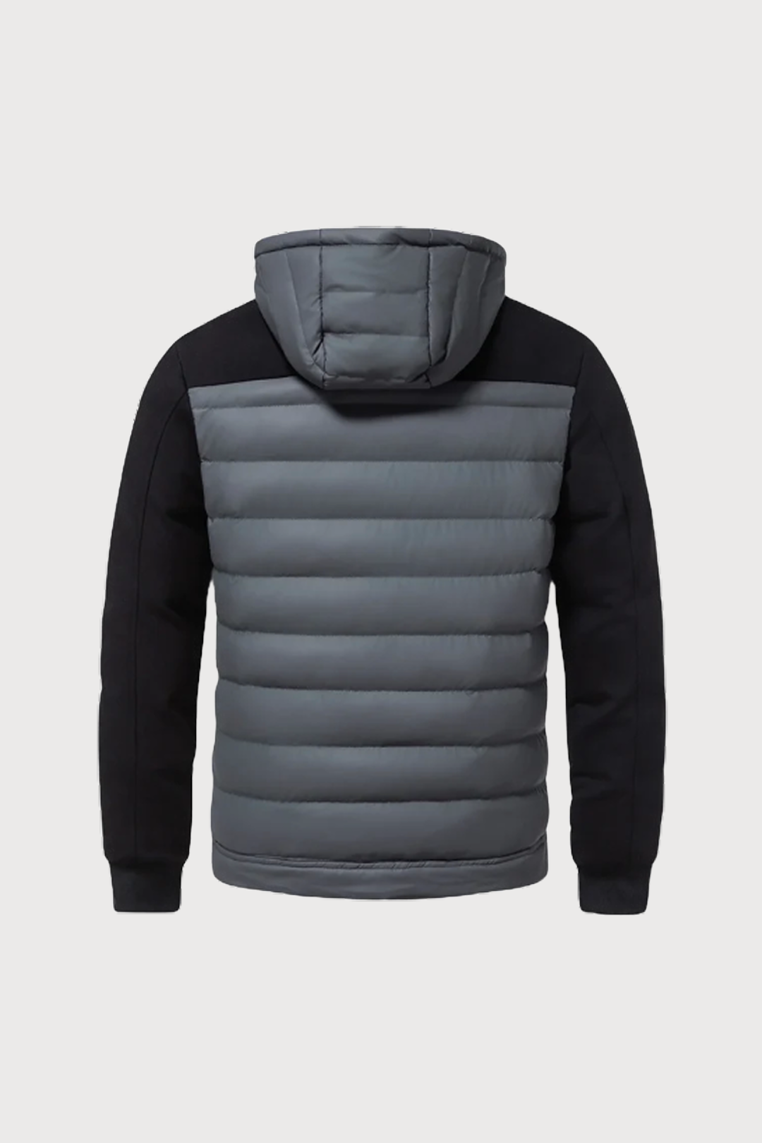 Quilted Hybrid Hooded Jacket