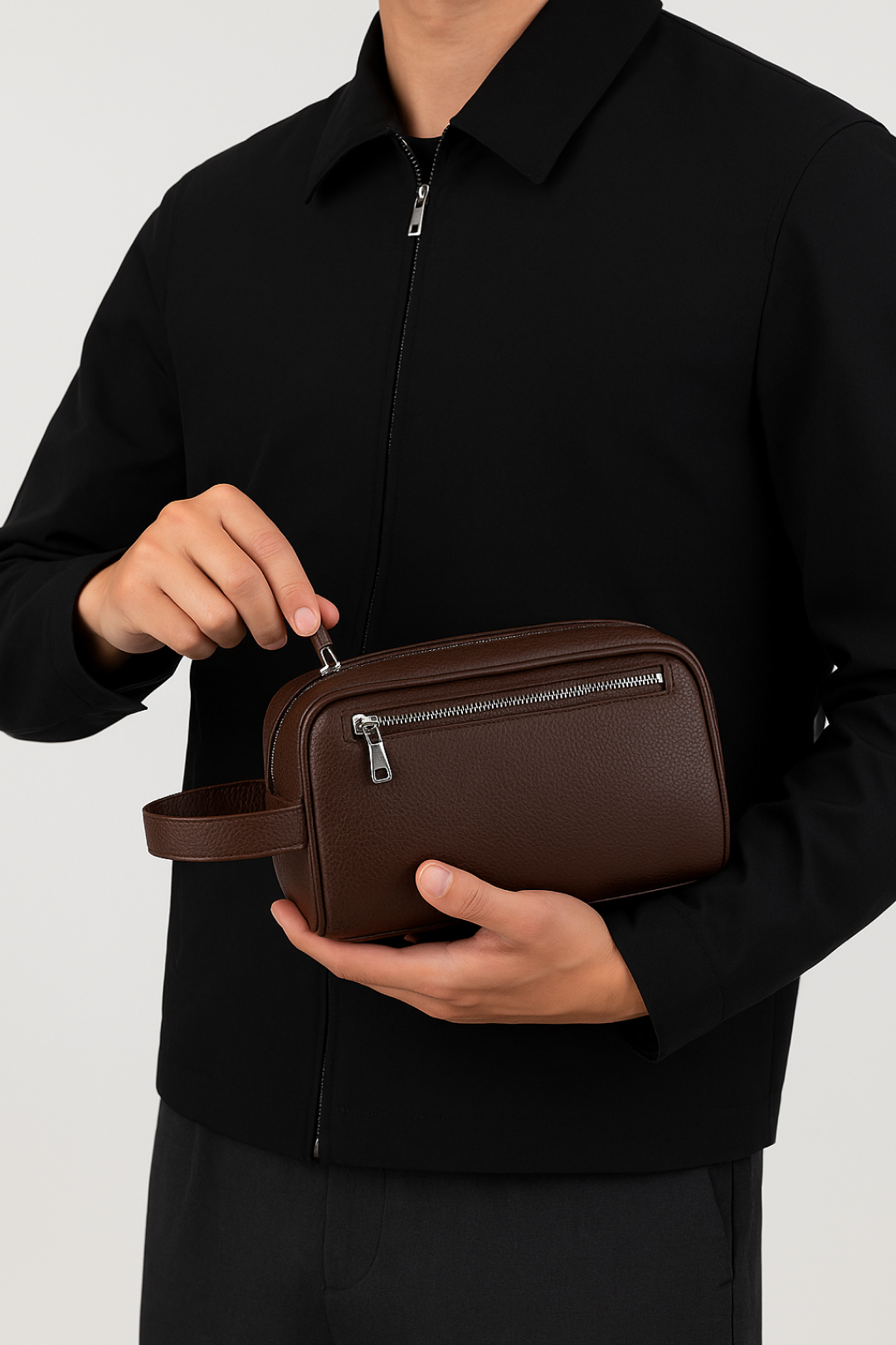 Minimalist PU Leather Clutch