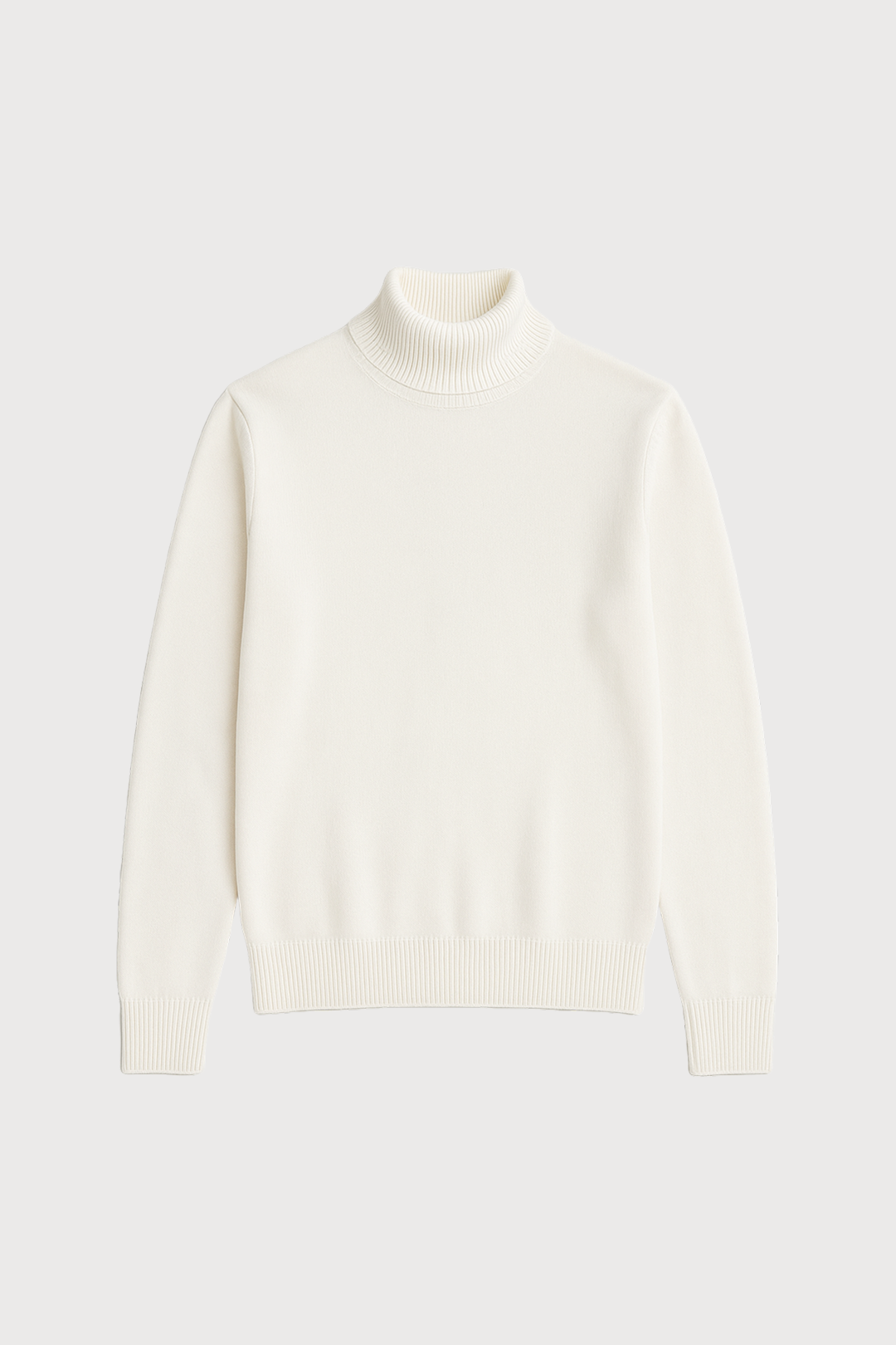 Wool turtleneck sweater
