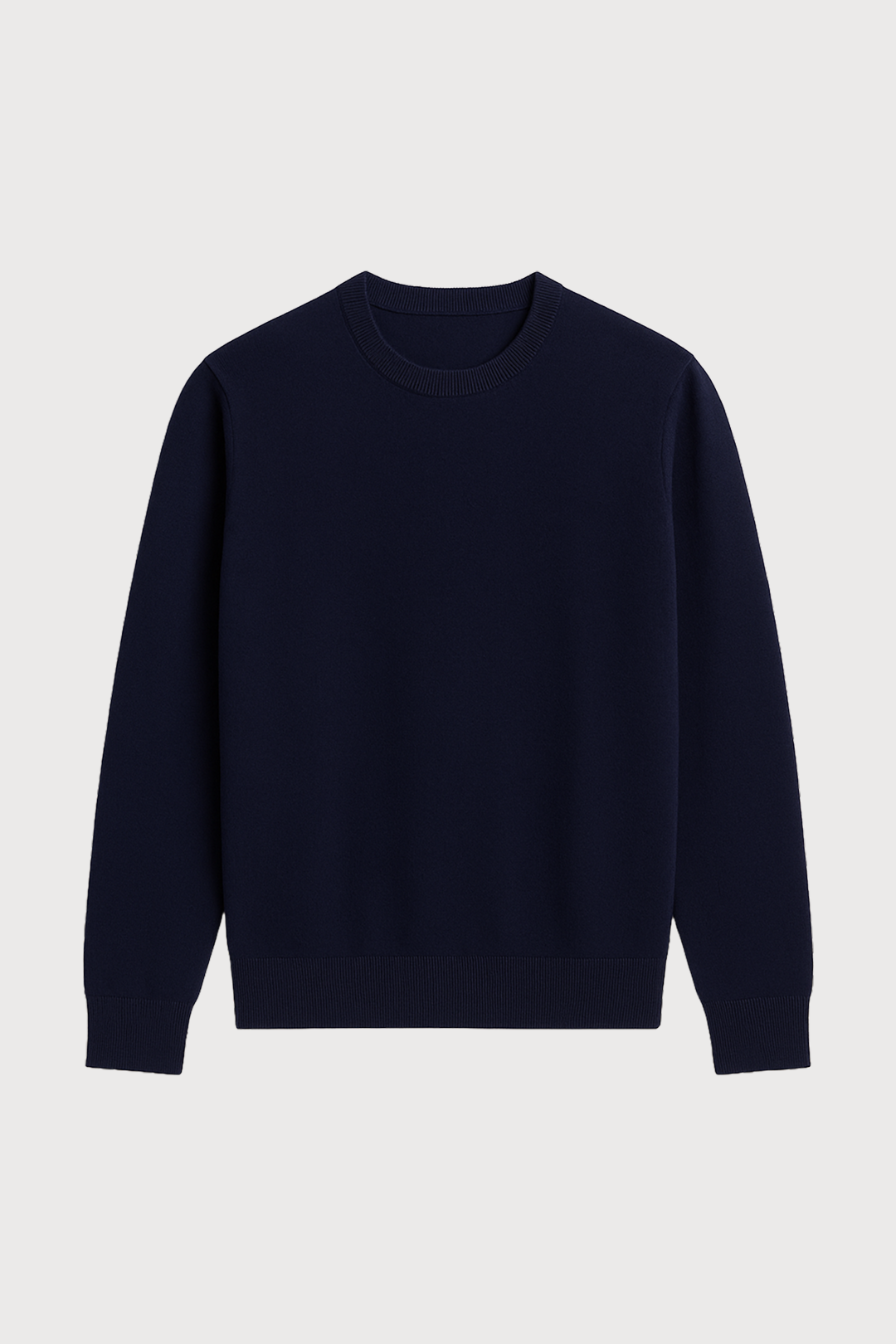 Merino Wool Blend Crewneck Sweater