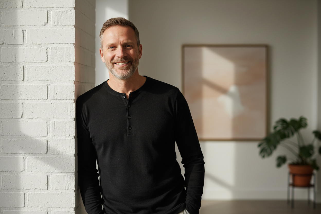 The Black Henley Shirt: How to Wear It