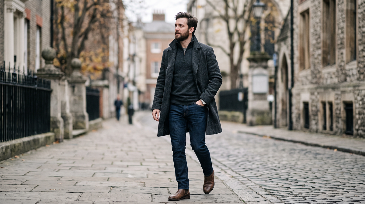 How to Wear a Quarter-Zip Under a Jacket