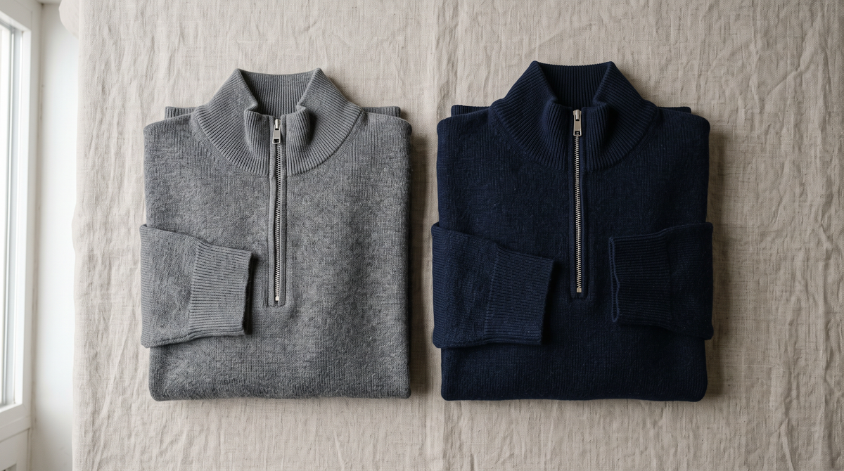 Quarter Zip vs Half Zip: What Actually Differs