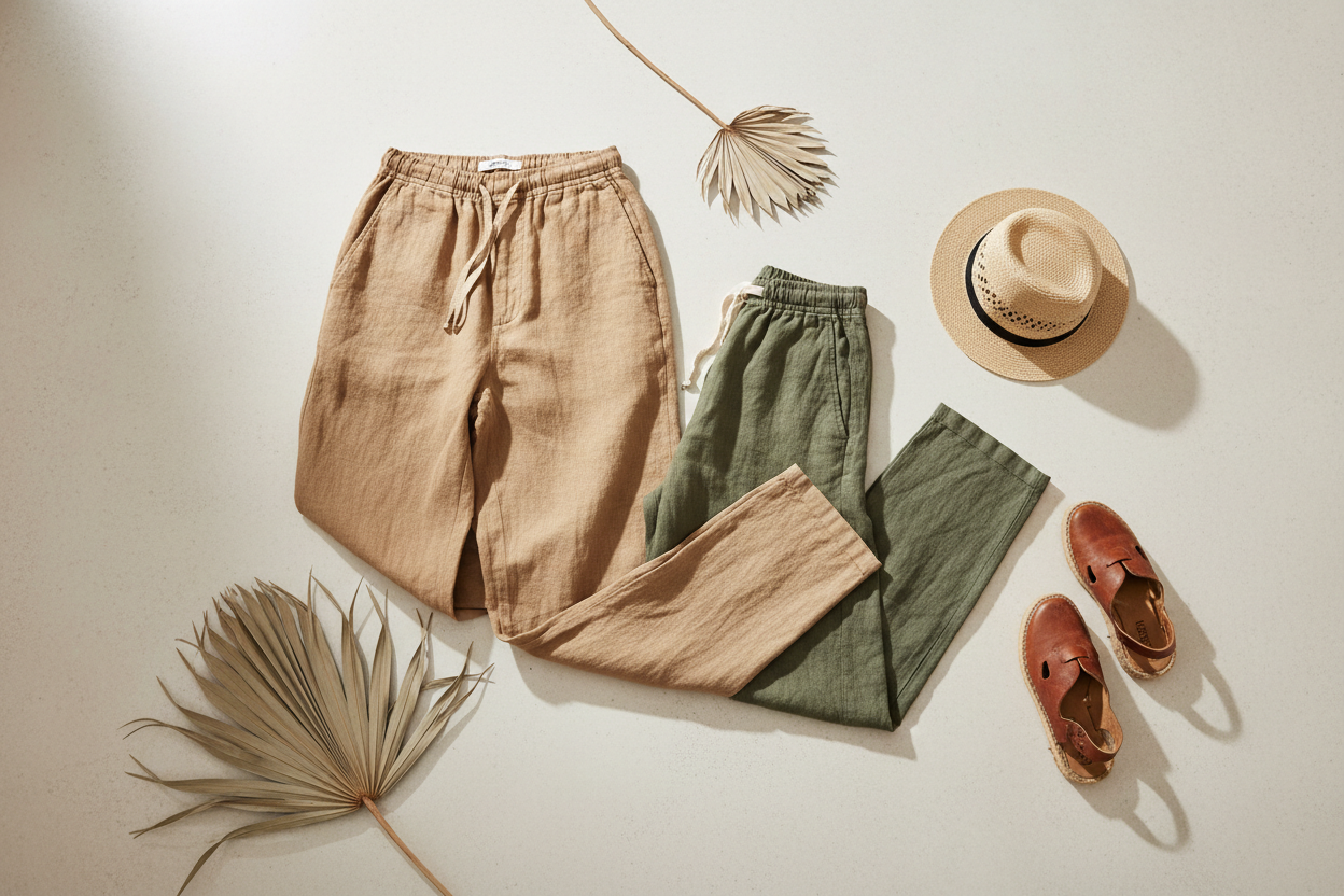 Linen Pants for Men: The Trouser That Handles Heat Properly