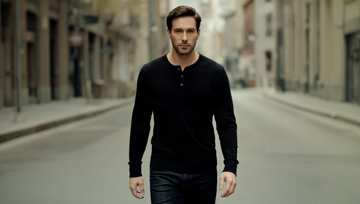 Men's Long Sleeve Henley: Styling and Occasions