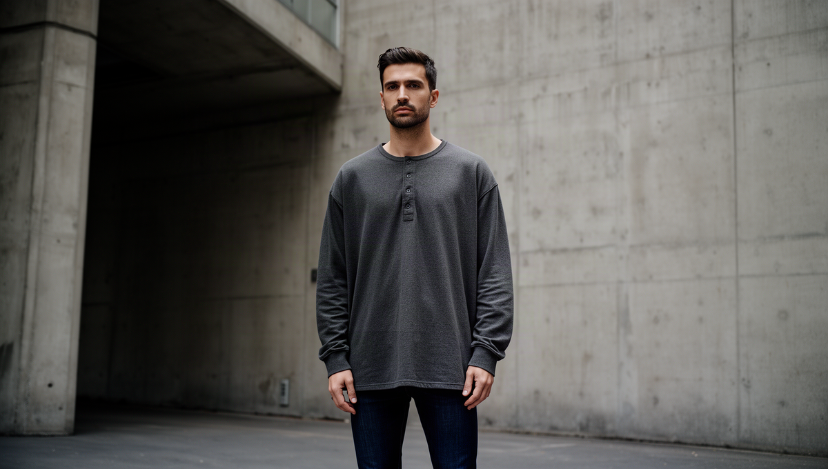 How to Wear a Henley Under a Jacket