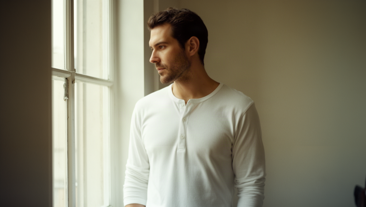 The White Long Sleeve Henley: Why It Works Year-Round