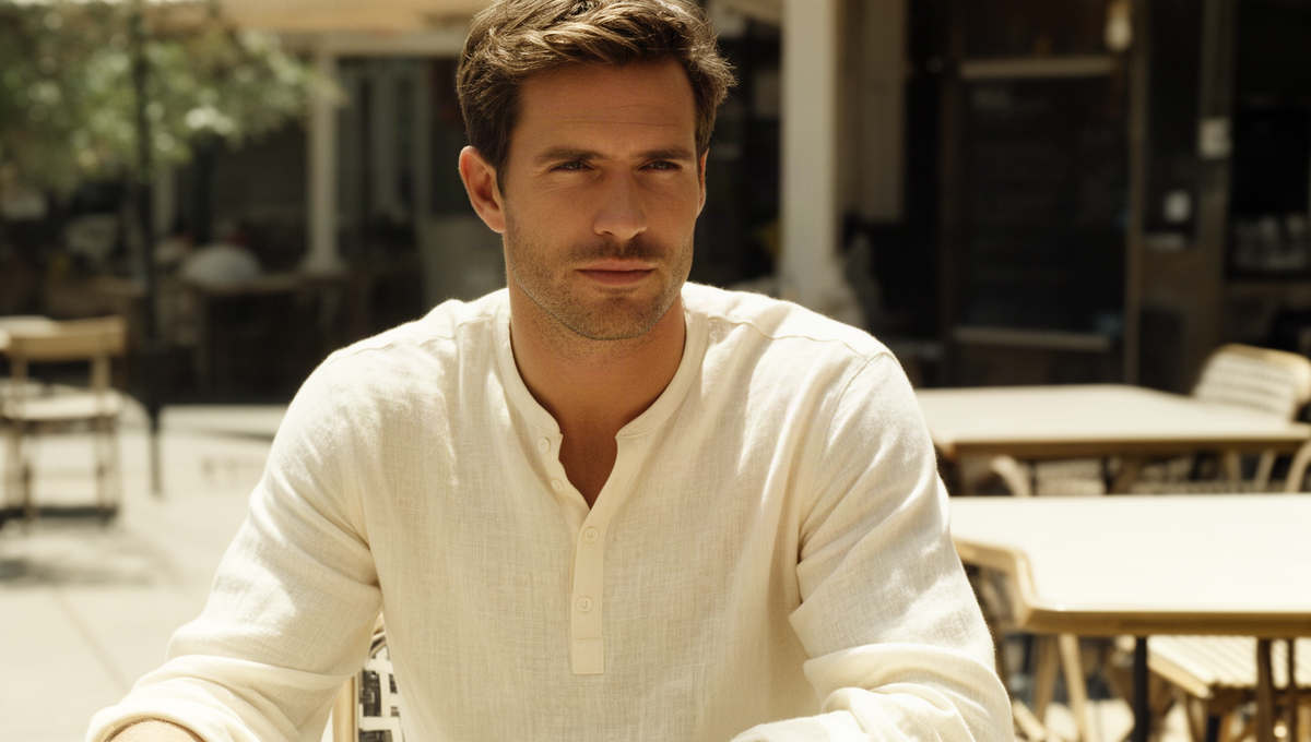 The Linen Henley Shirt: Summer's Most Practical Version