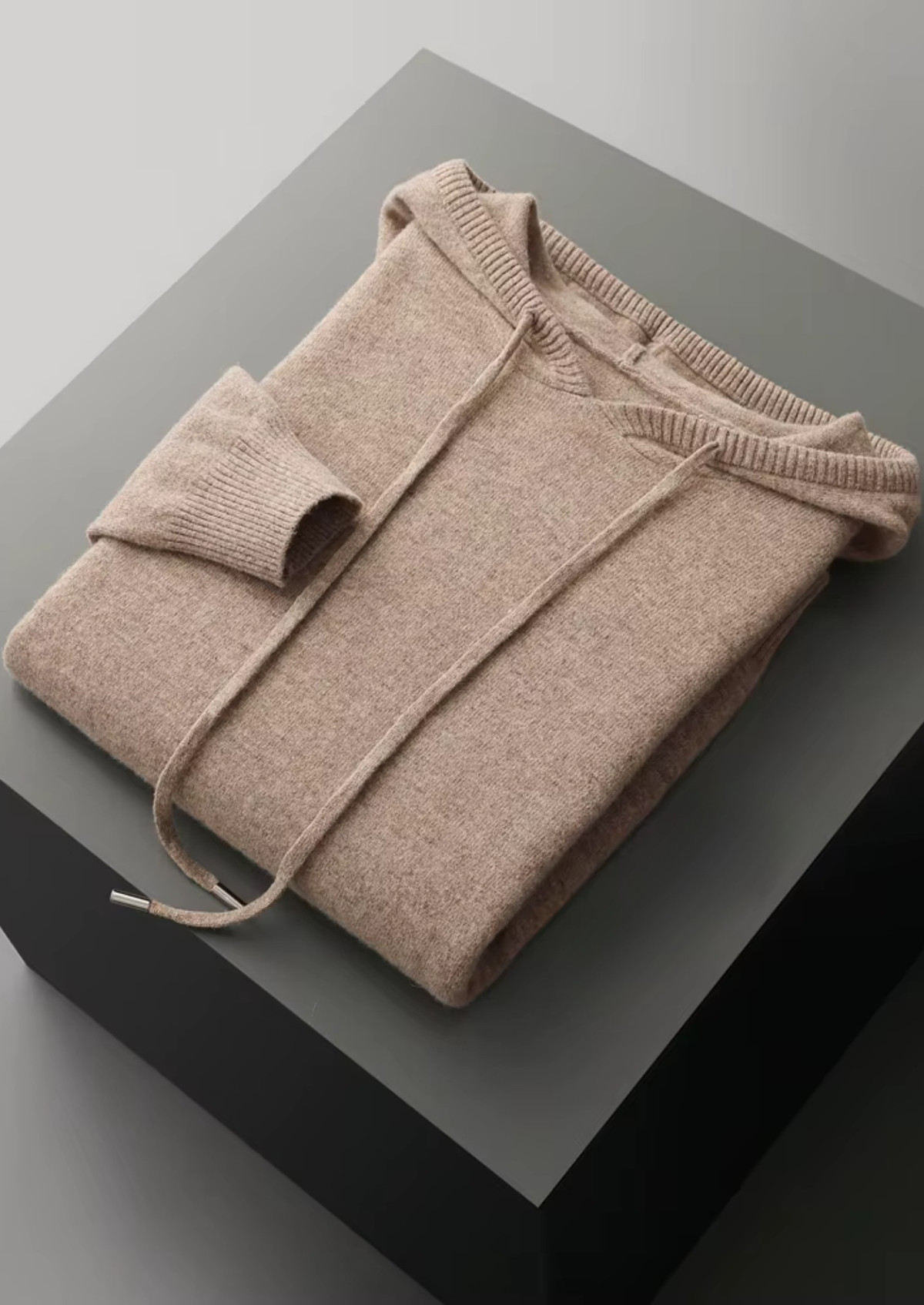 Men's Pure Extra-Fine Merino Wool Leisure Hoodie-thumbmail-6