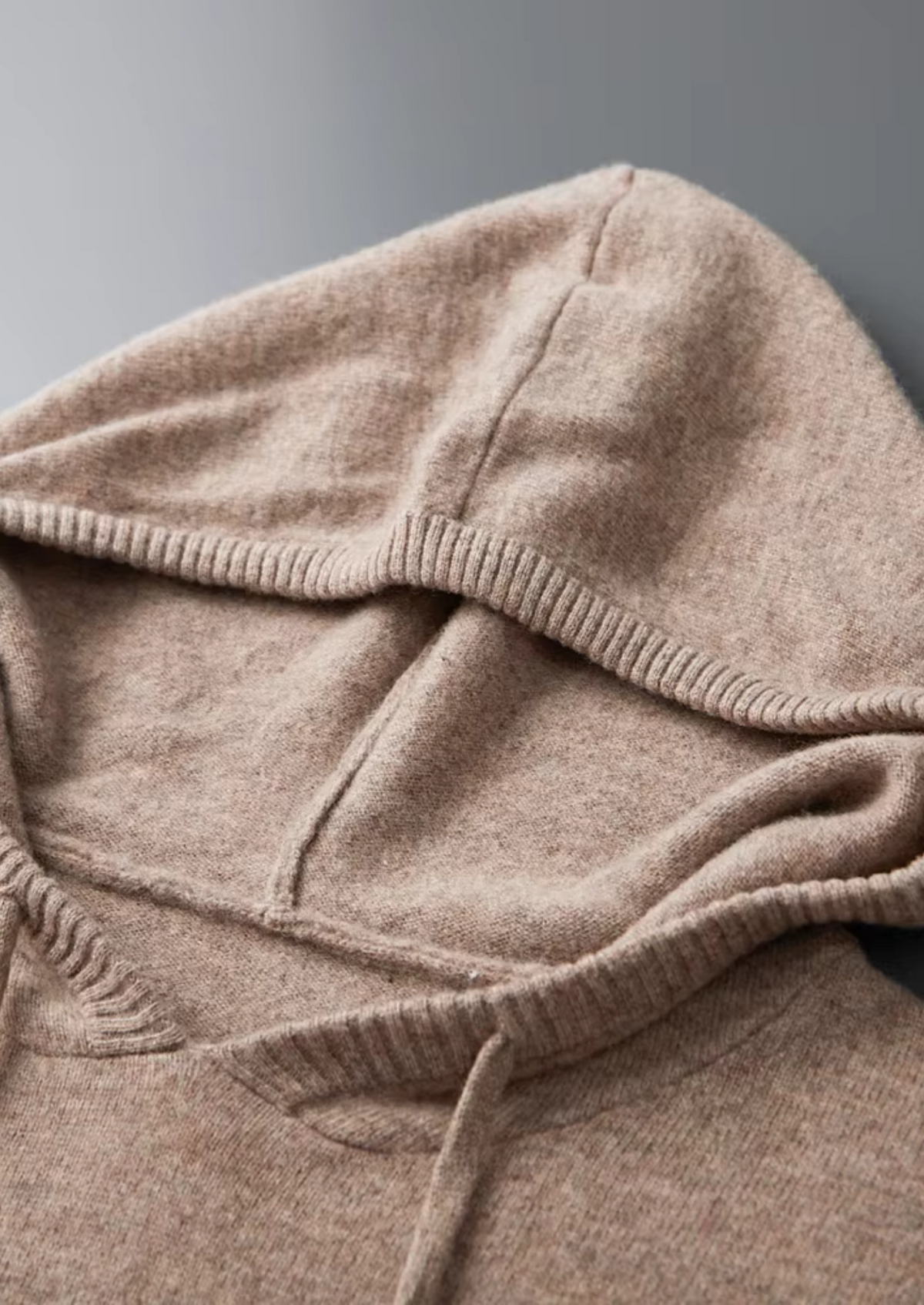 Men's Pure Extra-Fine Merino Wool Leisure Hoodie-thumbmail-9