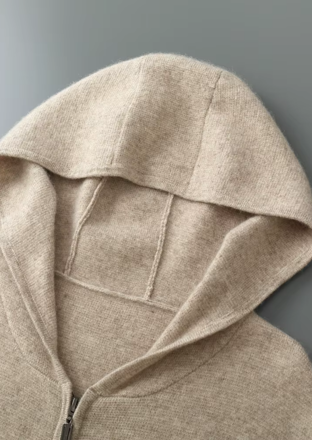 Pure Extra-Fine Merino Wool Zipper Hoodie-thumbmail-21