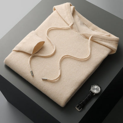 Merino Wool Hooded Sweater