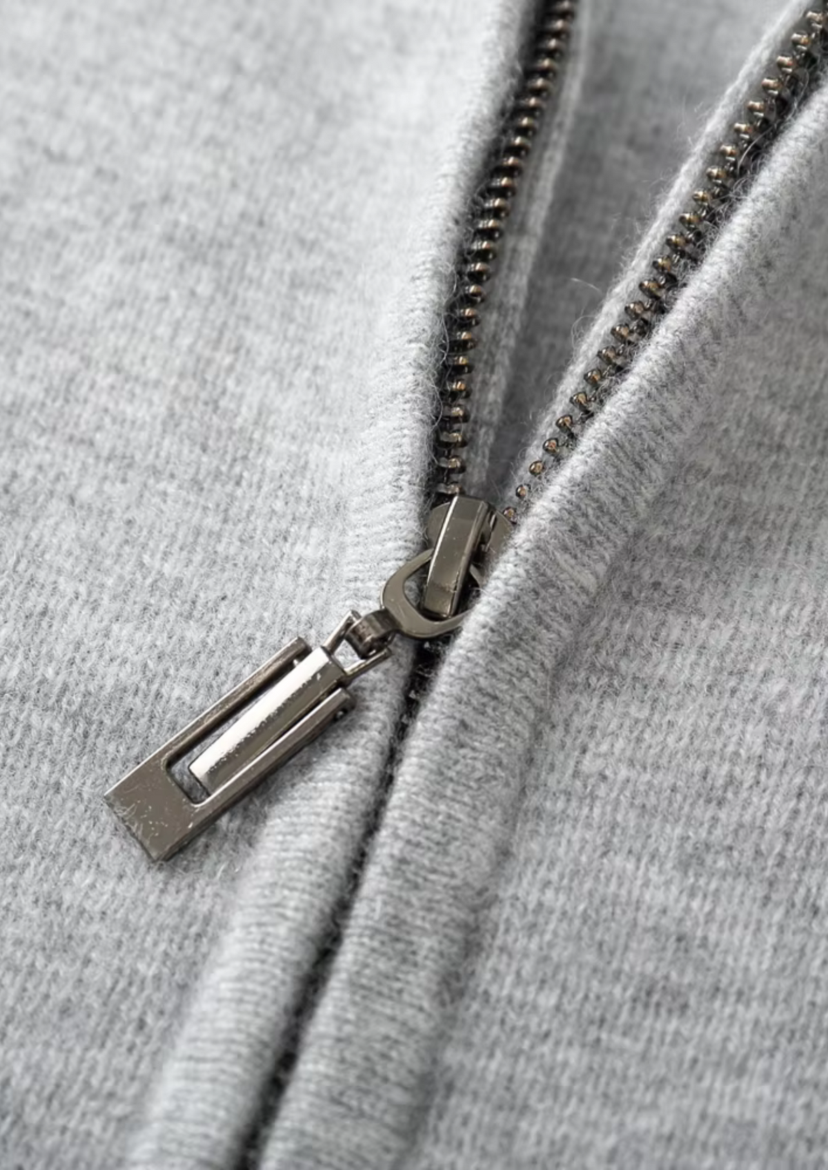 Pure Extra-Fine Merino Wool Zipper Hoodie-thumbmail-8