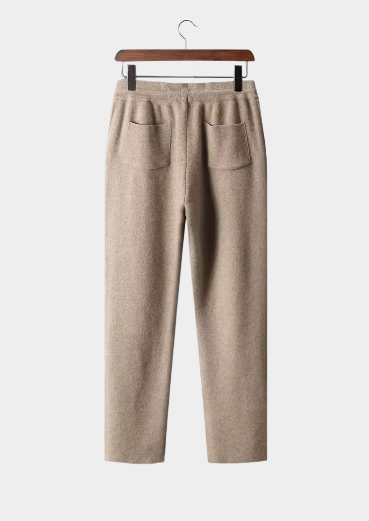 Men's Pure Extra-Fine Merino Wool Leisure Trousers-thumbmail-12