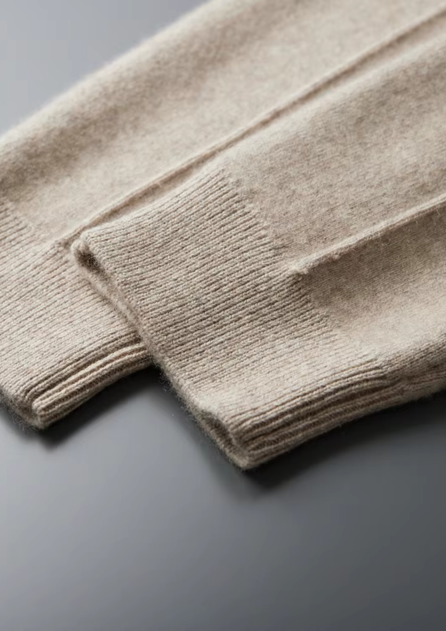 Pure Extra-Fine Merino Wool Sand Luzzo Set-thumbmail-8