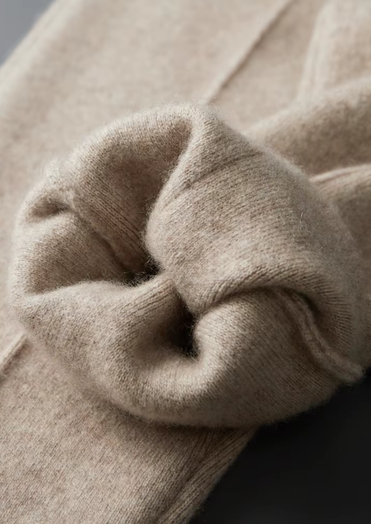 Pure Extra-Fine Merino Wool Sand Luzzo Set-thumbmail-9
