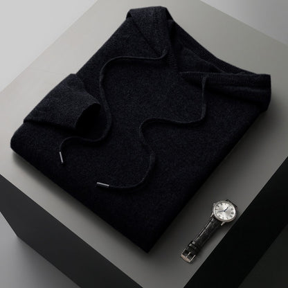 Merino Wool Hooded Sweater