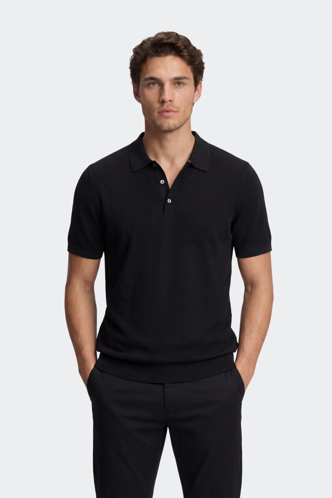 Cotton Silk Polo Shirt-thumbmail-9
