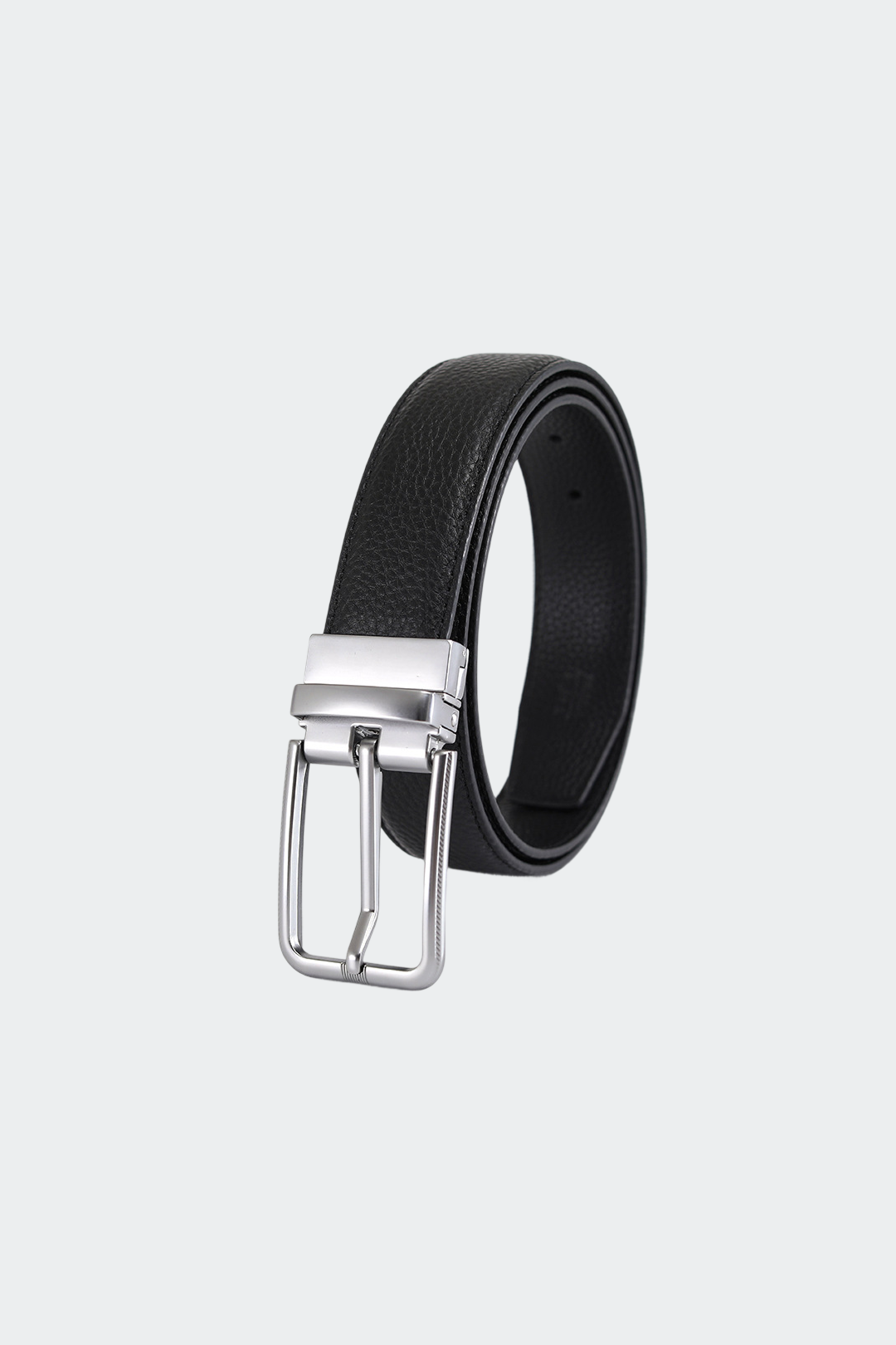 Reversible Pin Buckle Leather Belt-thumbmail-4
