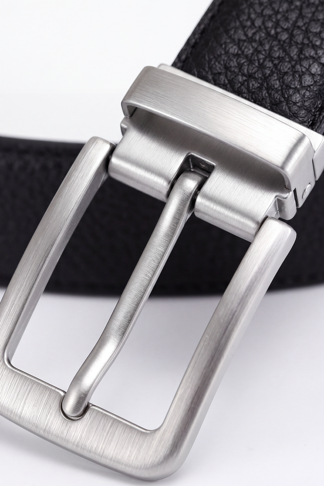 Reversible Pin Buckle Leather Belt-thumbmail-2