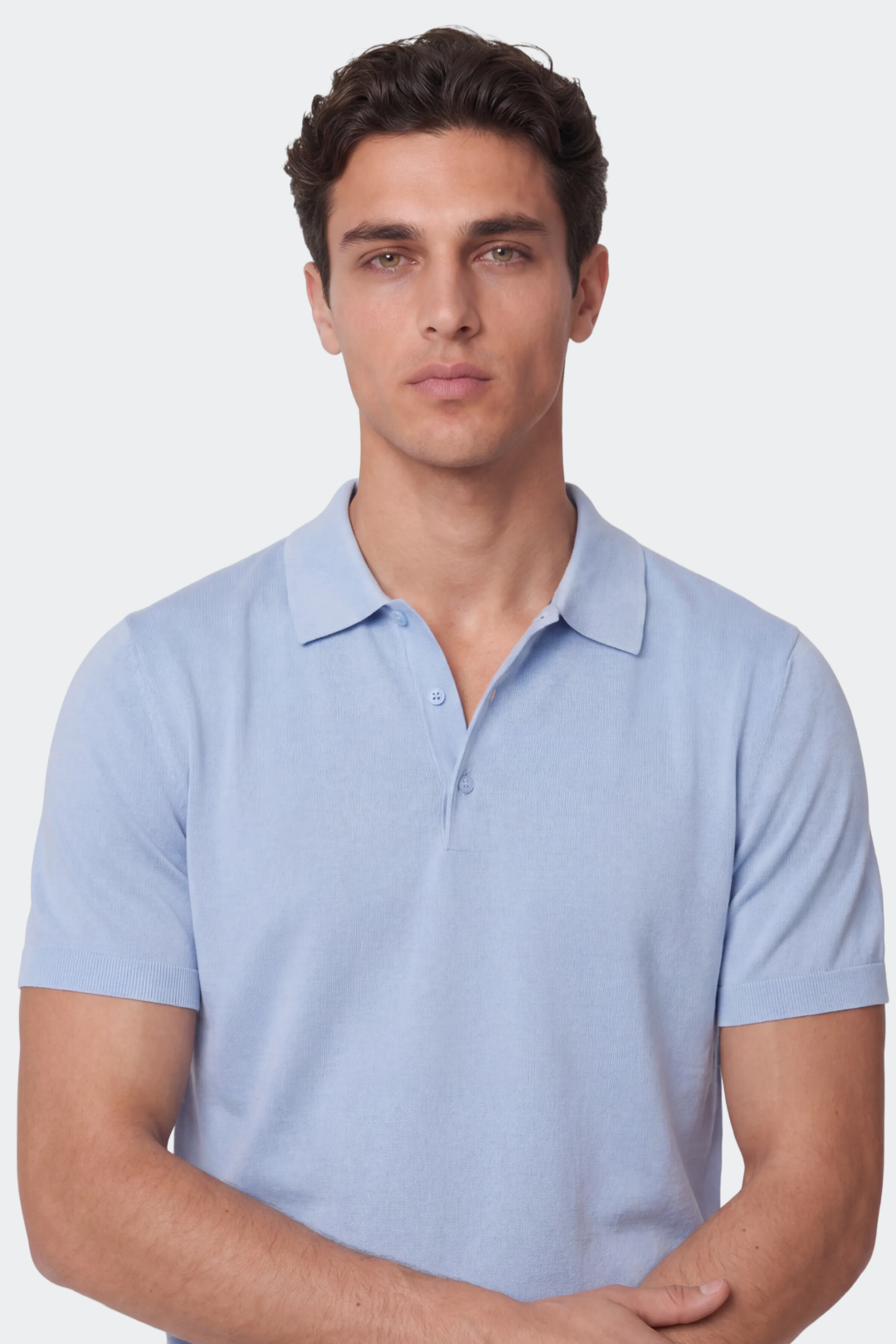 Cotton Silk Polo Shirt-thumbmail-2