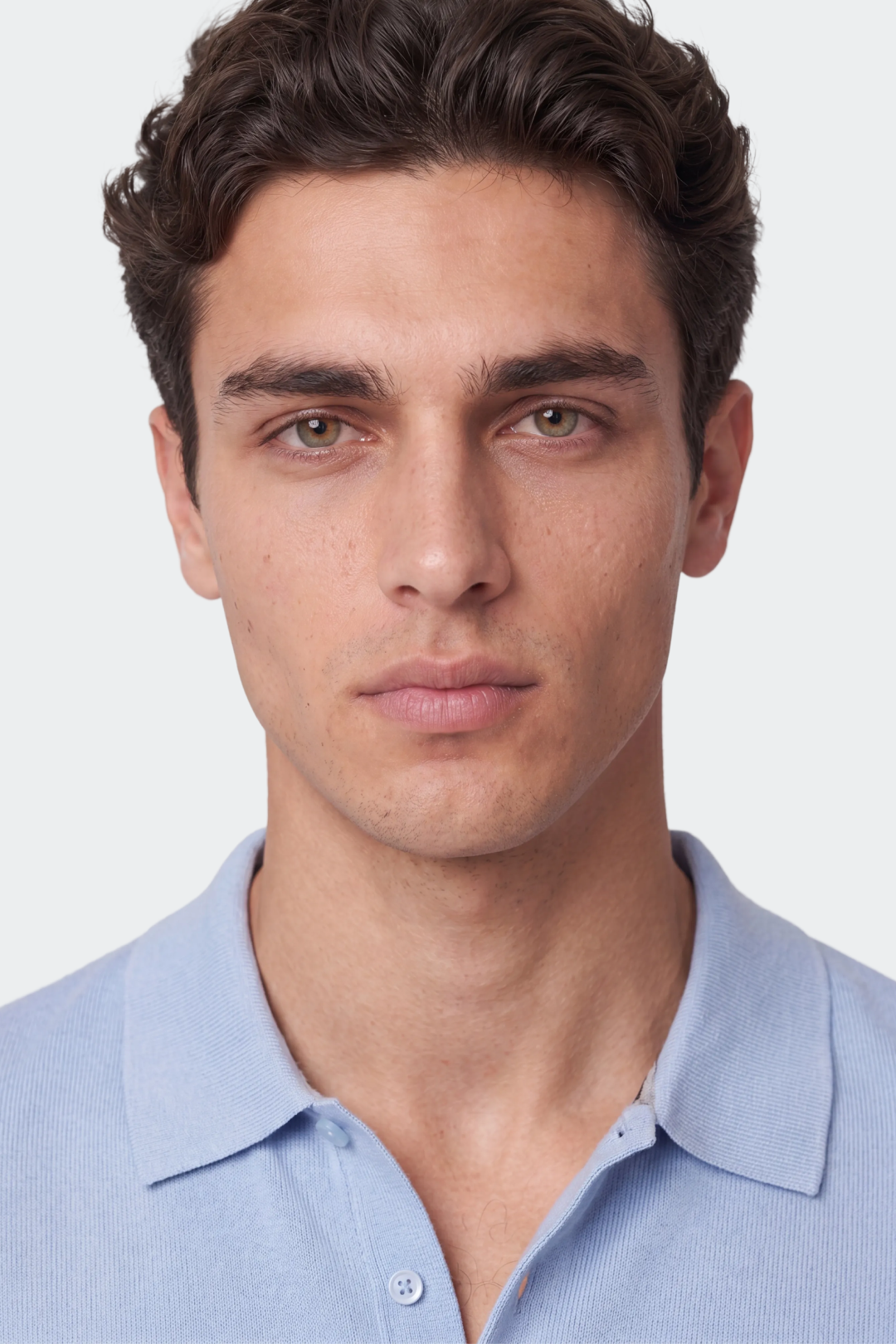 Cotton Silk Polo Shirt-thumbmail-3