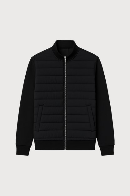 Quilted Bomber Jacket