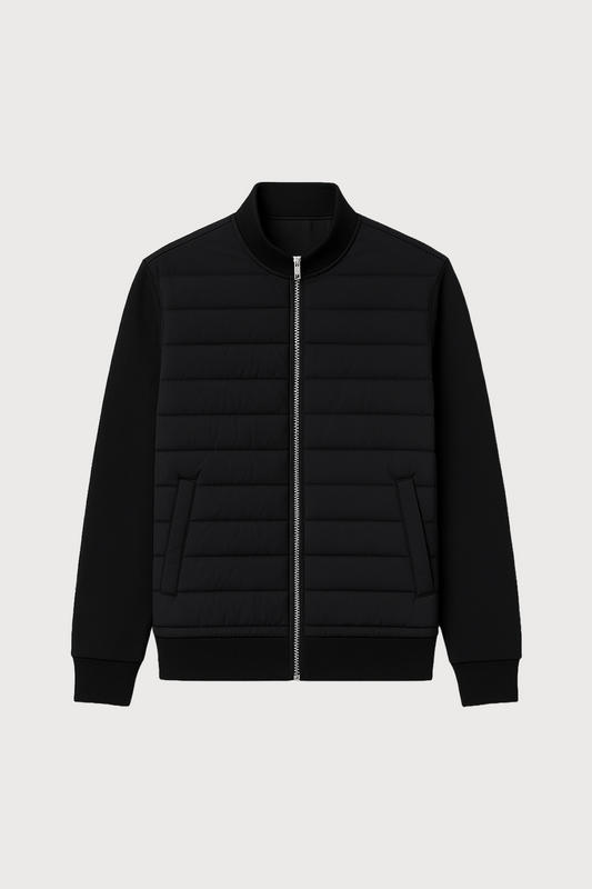 Quilted Bomber Jacket