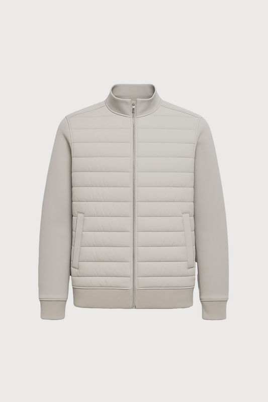 Quilted Bomber Jacket