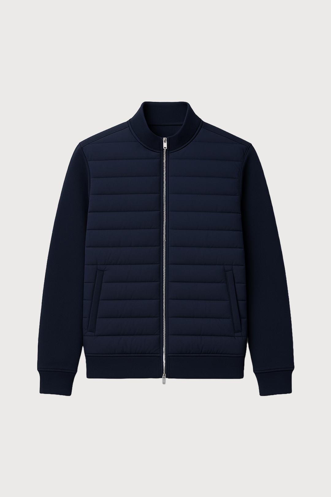 Quilted Bomber Jacket