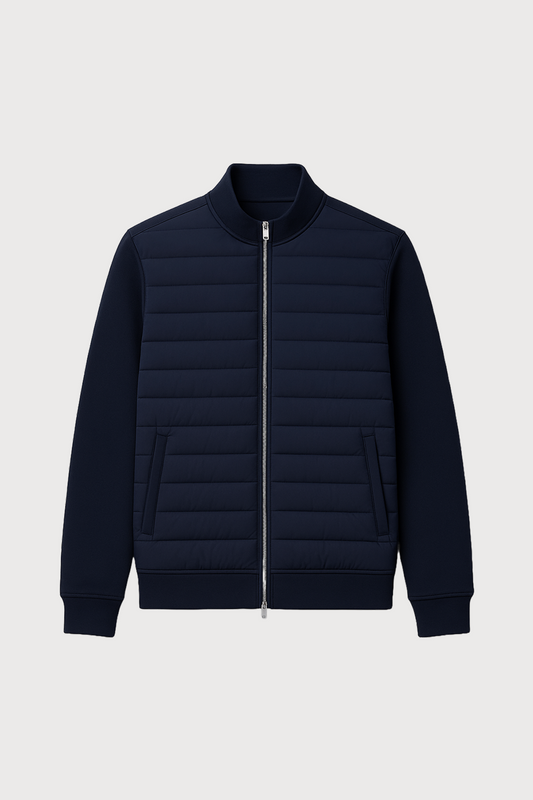 Quilted Bomber Jacket