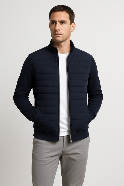 Quilted Bomber Jacket