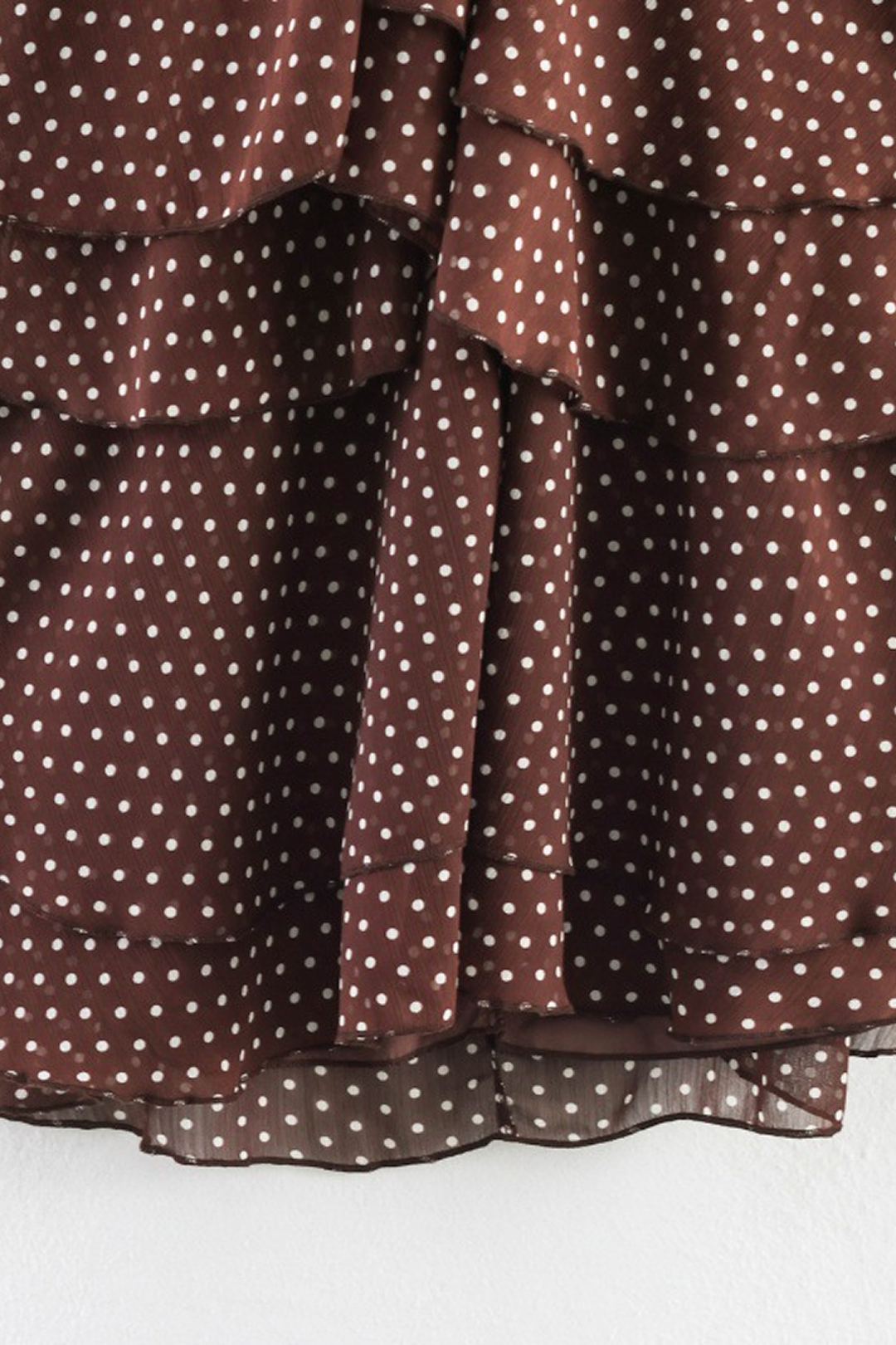 Polka Dot Halter-neck Mini Dress-thumbmail-5