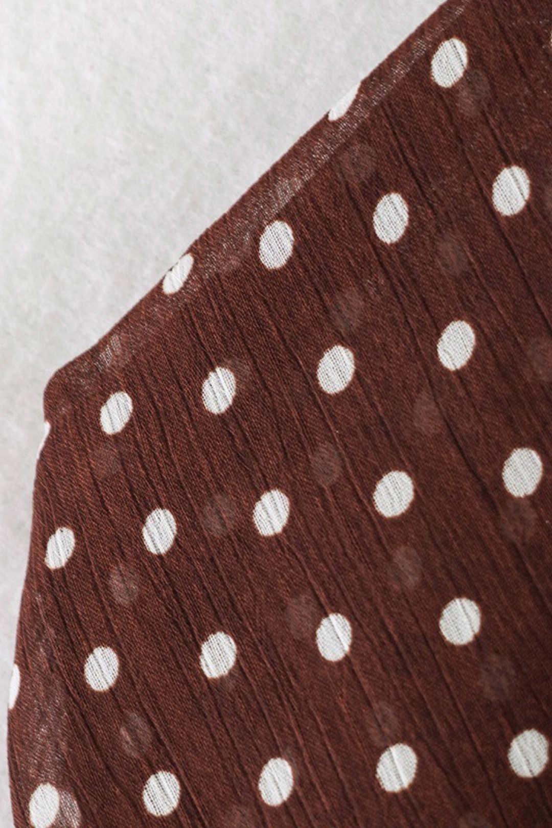 Polka Dot Halter-neck Mini Dress-thumbmail-7