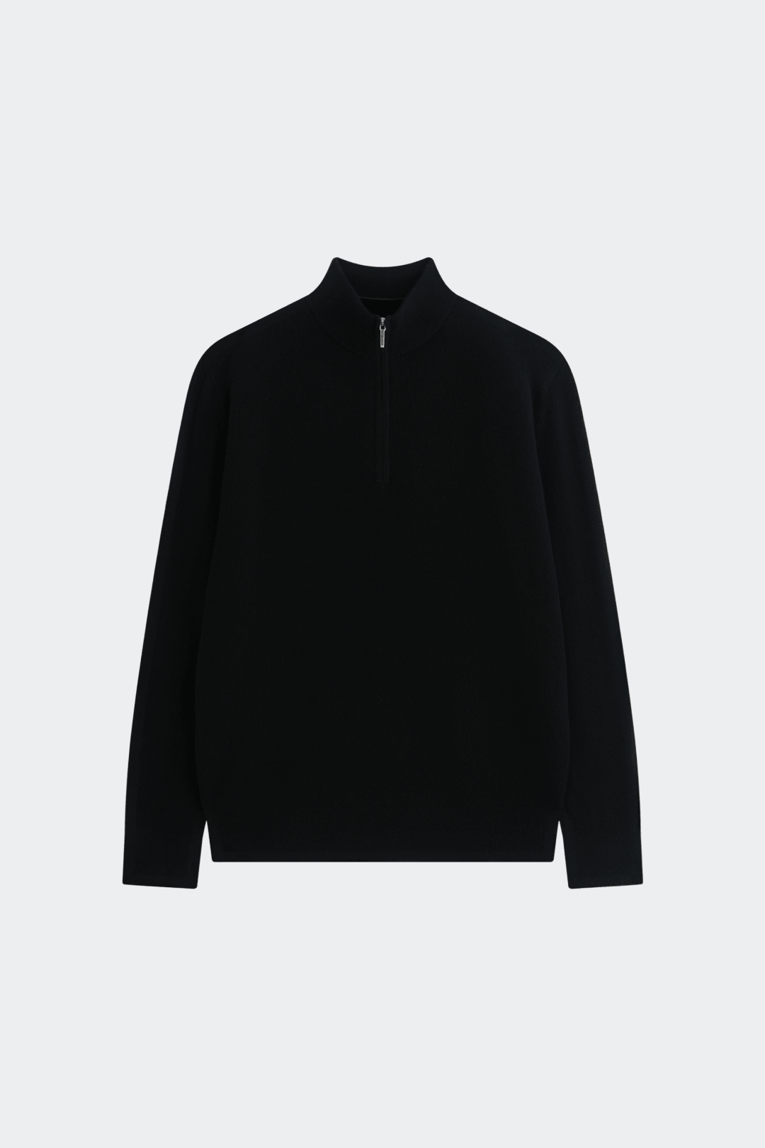 Quarter Zip Cotton Cashmere Sweater-6