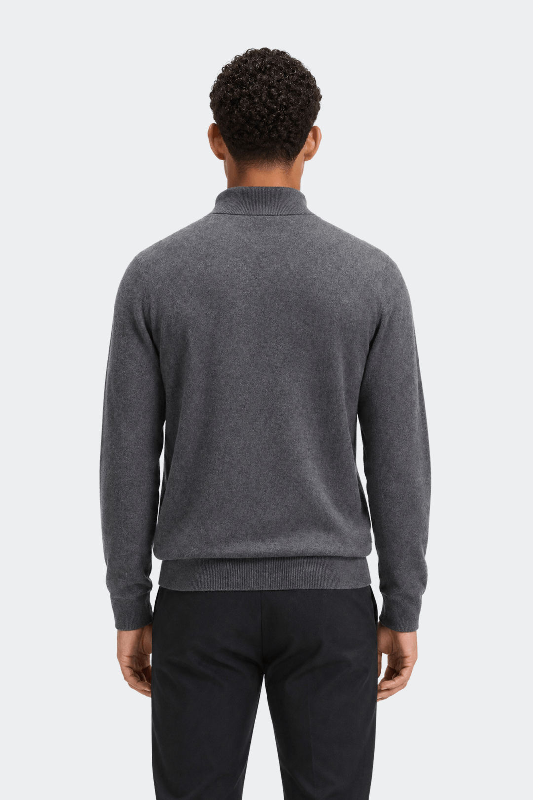 Quarter Zip Cotton Cashmere Sweater-9