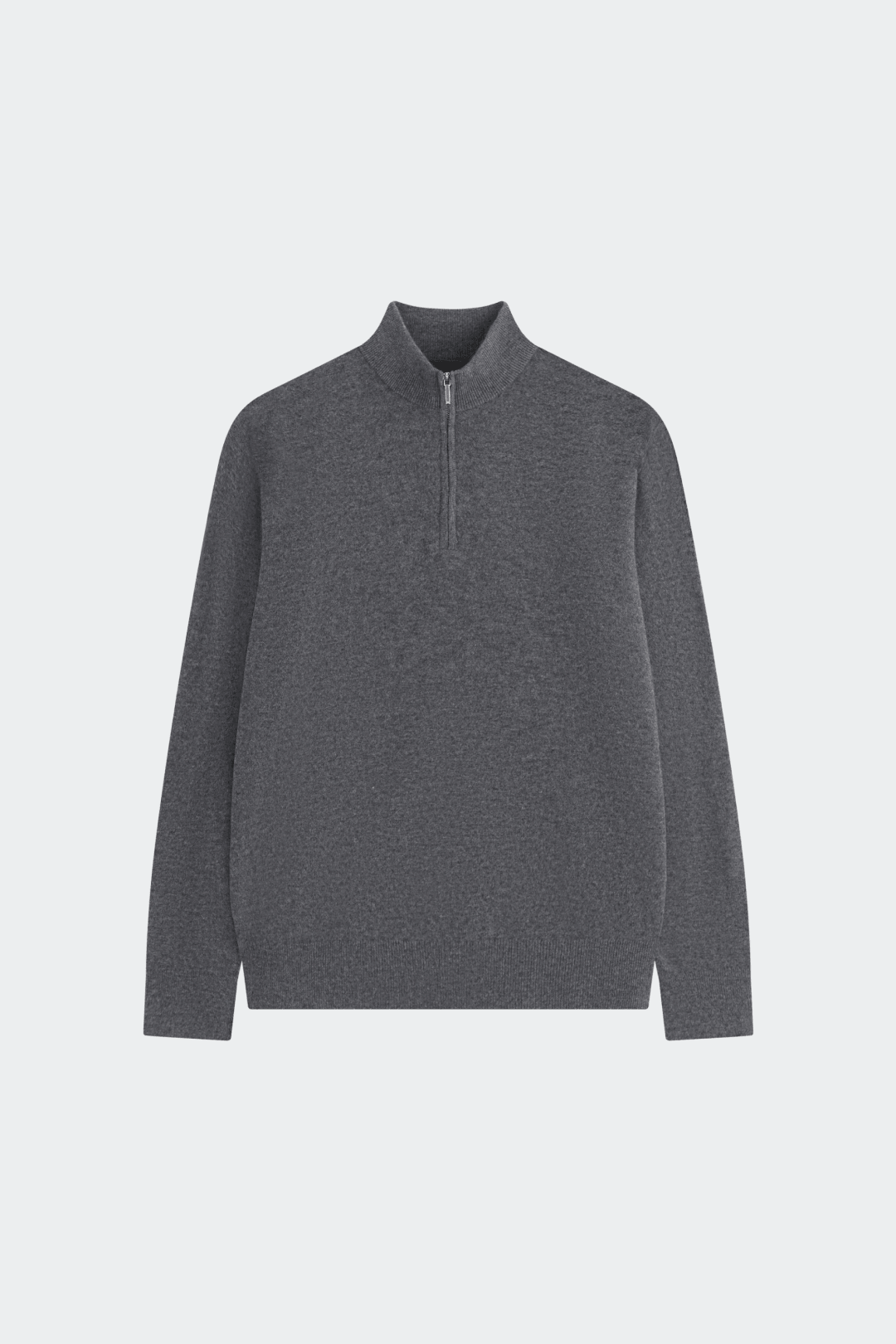Quarter Zip Cotton Cashmere Sweater-11