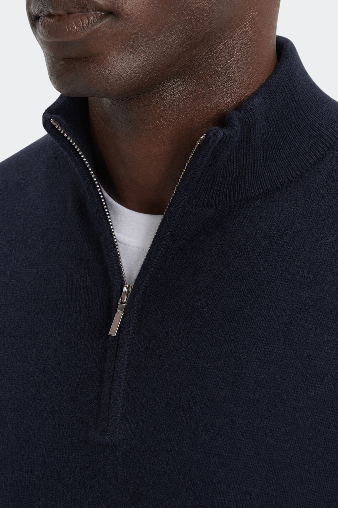 Quarter Zip Cotton Cashmere Sweater-13