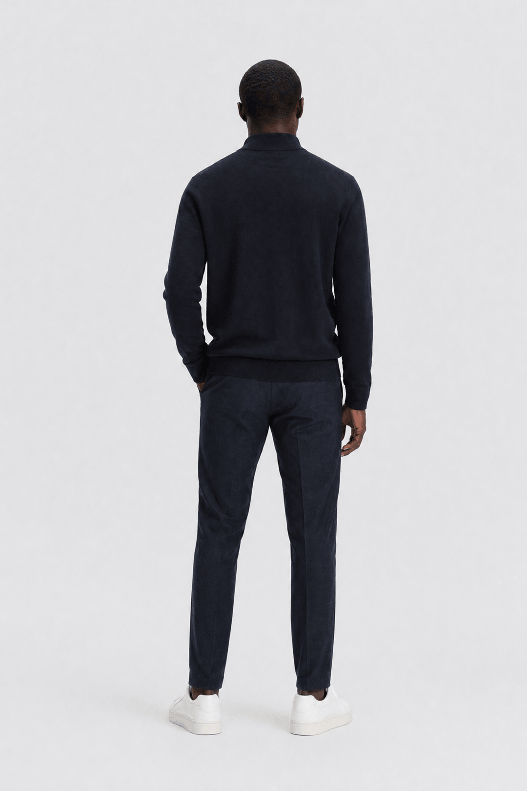 Quarter Zip Cotton Cashmere Sweater-15